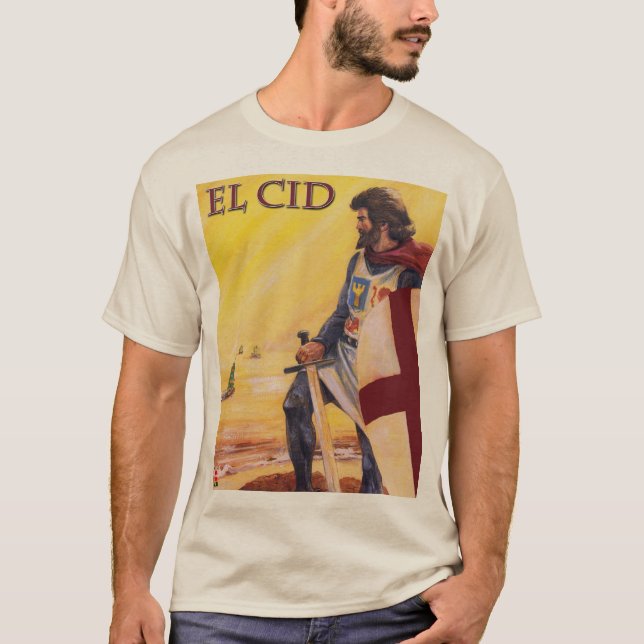 Camiseta básica do design El Cid V1 (Frente)