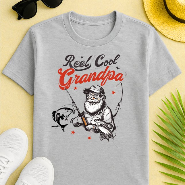 Camiseta Básica do Vovô Legal Reel (Criador carregado)