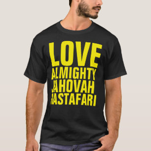 Camiseta Básica Escura LOVE ALMIGHTY JAHOVAH