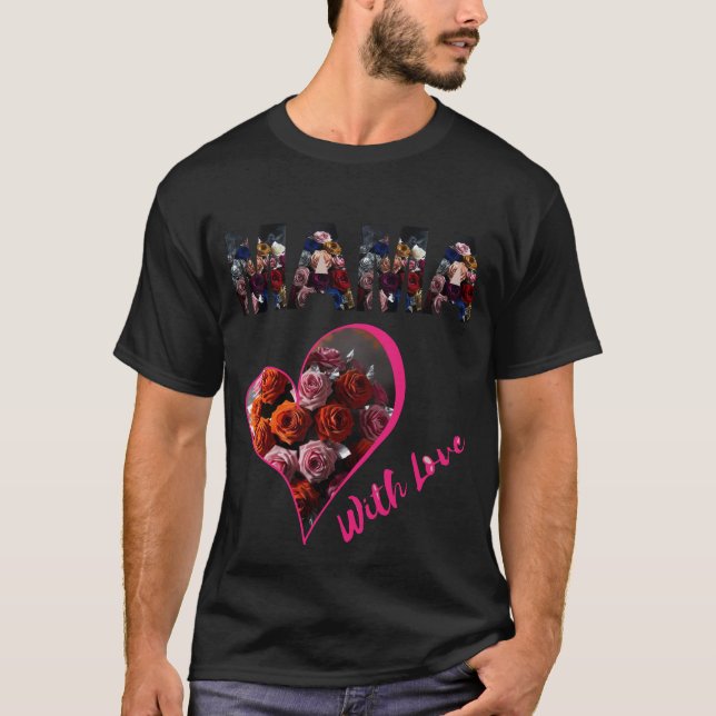 Camiseta Básica Escura Mama (Frente)