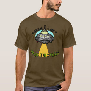 Camiseta Básica Escura Masculina de Feixe de Nave