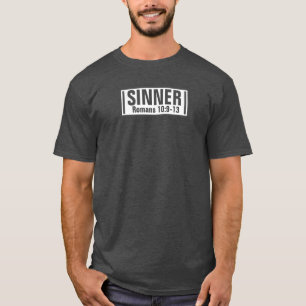 Camiseta Básica Escura Masculina - Sinner