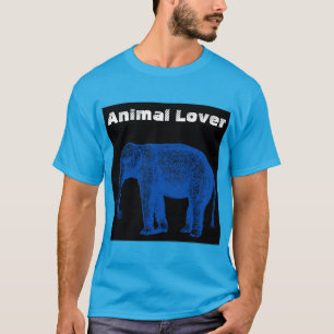 Camiseta Básica Escura Verde Água com Texto Person
