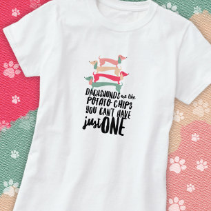 Camiseta Básica Feminina Amor por Dachshund