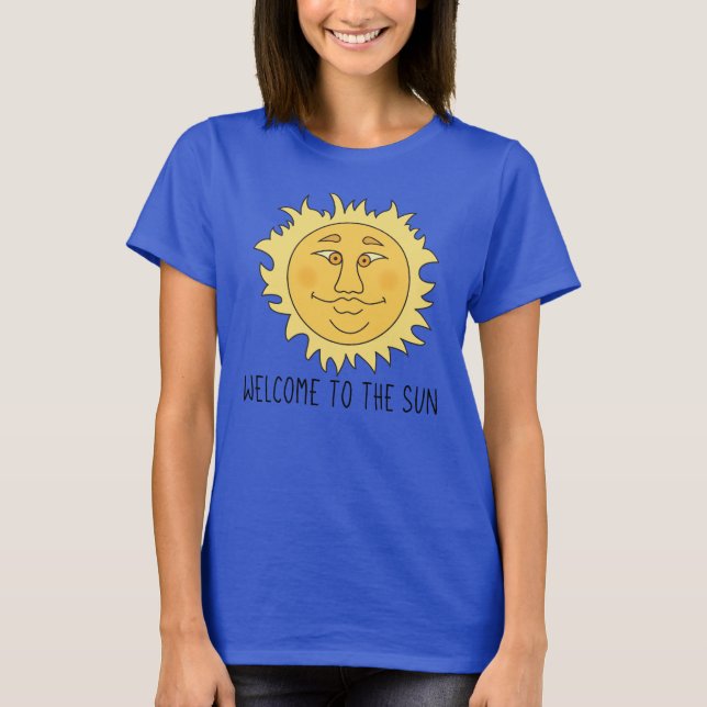 Camiseta Básica Feminina Bem-vindo Sol (Frente)