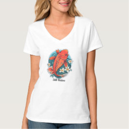 Camiseta Básica Feminina com Decote em V