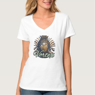 Camiseta Básica Feminina com Decote em V