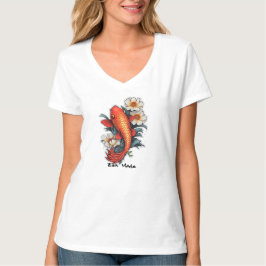 Camiseta Básica Feminina com Decote em V