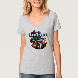 Camiseta Básica Feminina com Decote em V