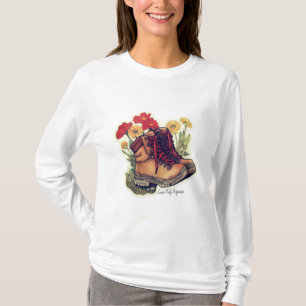 Camiseta Básica Feminina de Manga Longa