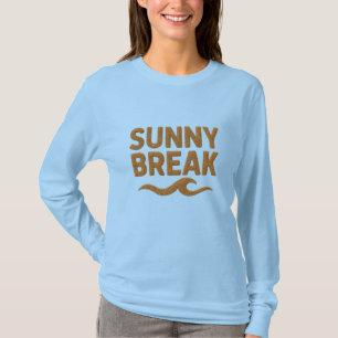 Camiseta básica feminina de manga longa