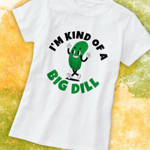 Camiseta Básica Feminina Grande Picles Pun