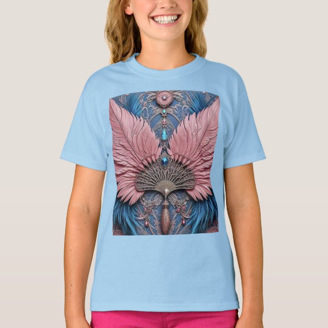 Camiseta Básica Feminina Infantil (Frente)