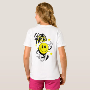 Camiseta Básica Feminina Infantil Good Times