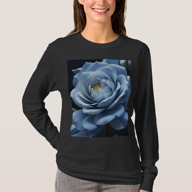 Camiseta Básica Feminina Manga Longa (Frente)