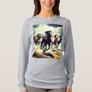Camiseta Básica Feminina Manga Longa