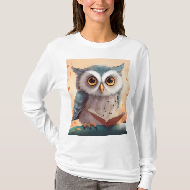 Camiseta Básica Feminina Manga Longa (Frente)