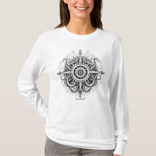 Camiseta Básica Feminina Manga Longa