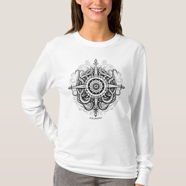 Camiseta Básica Feminina Manga Longa (Frente)