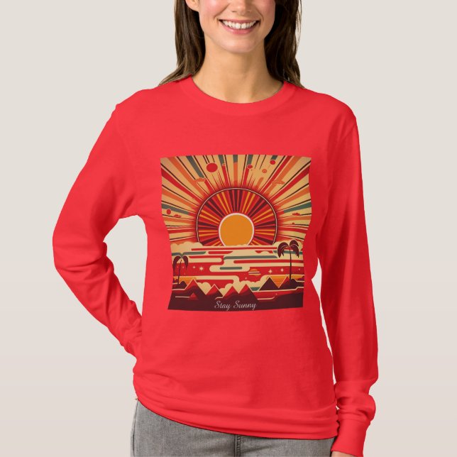 Camiseta Básica Feminina Manga Longa (Frente)