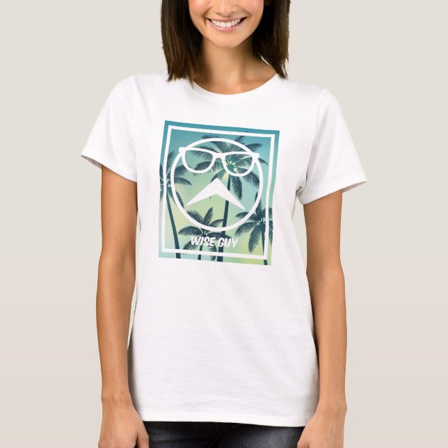Camiseta Básica Feminina Modo Férias (Frente)