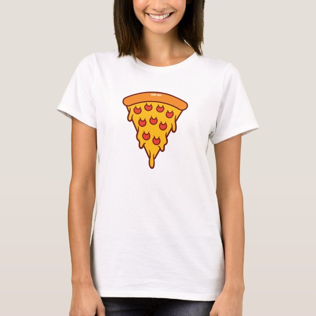 Camiseta Básica Feminina Nunca Queijo Suficiente (Frente)