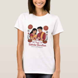 Camiseta Básica Feminina Raksha Bandhan