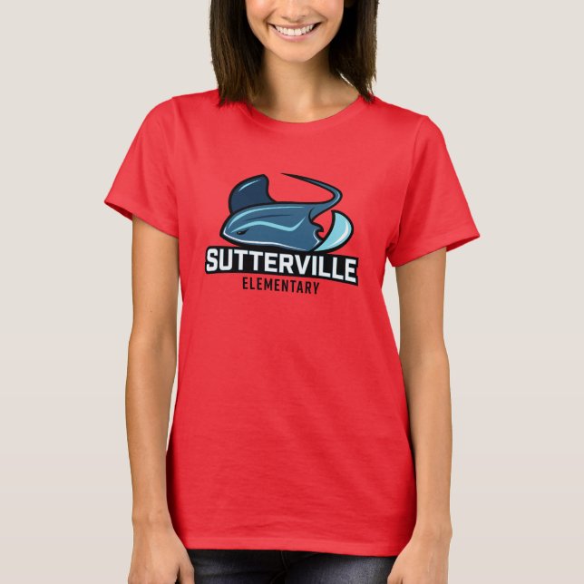 Camiseta básica feminina (Sutterville) (Frente)