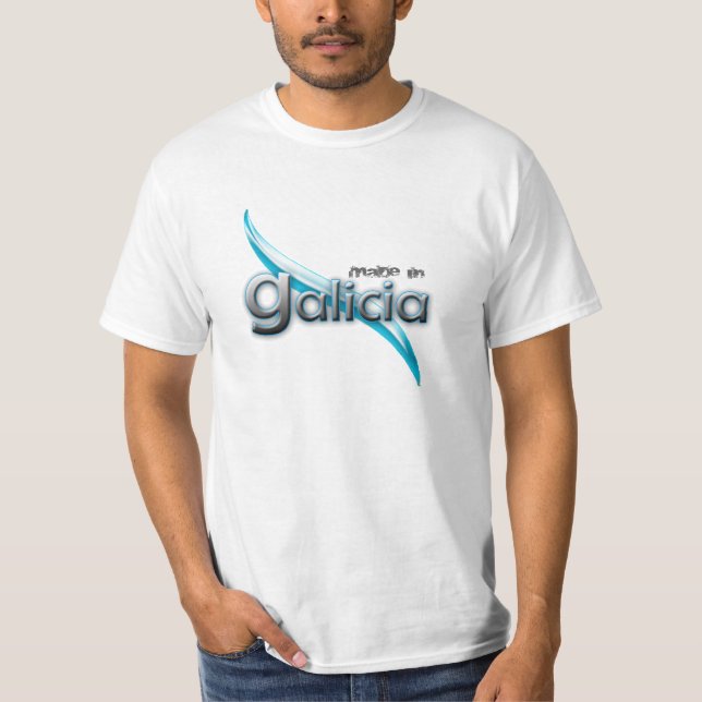 Camiseta basica Galicia made in "galicia" talla L (Frente)