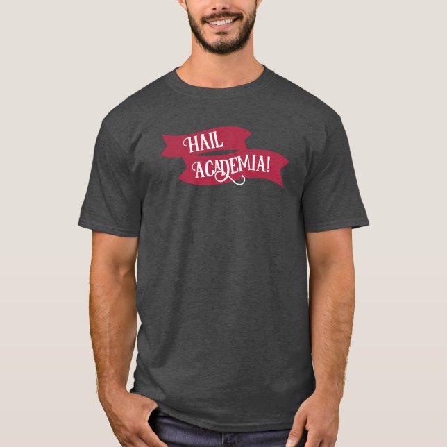 Camiseta básica Hail Academia (Frente)