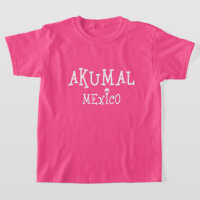 Camiseta Básica Infantil - Desenho Akumal México