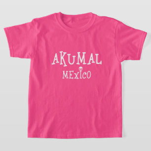 Camiseta Básica Infantil - Desenho Akumal México