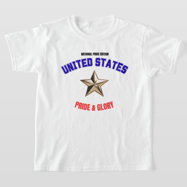 Camiseta Básica Infantil Edição Orgulho Nacional E (Postura )