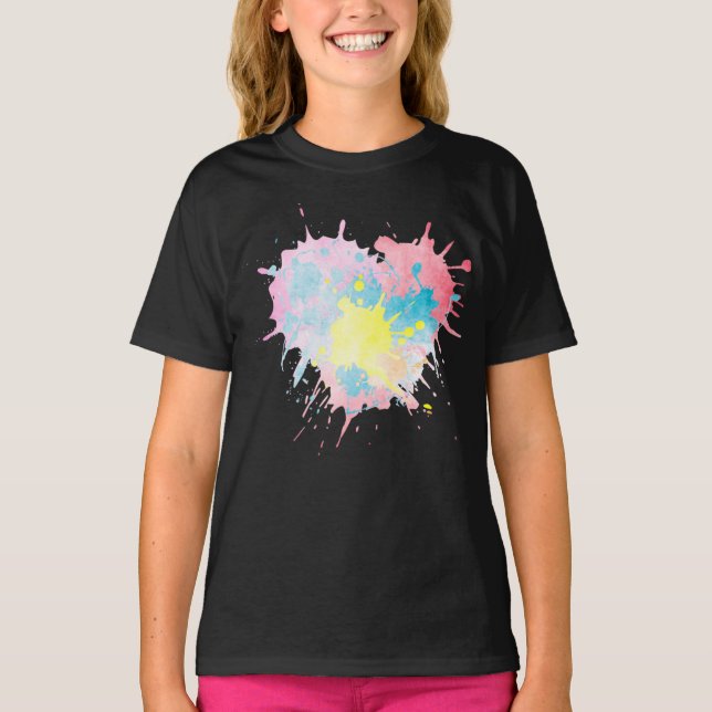 Camiseta Básica Infantil Feminina (Frente)