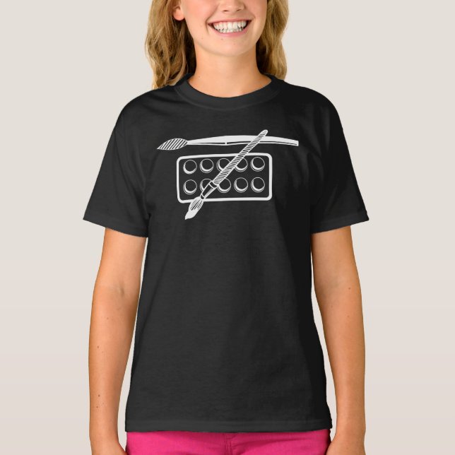 Camiseta Básica Infantil Feminina (Frente)