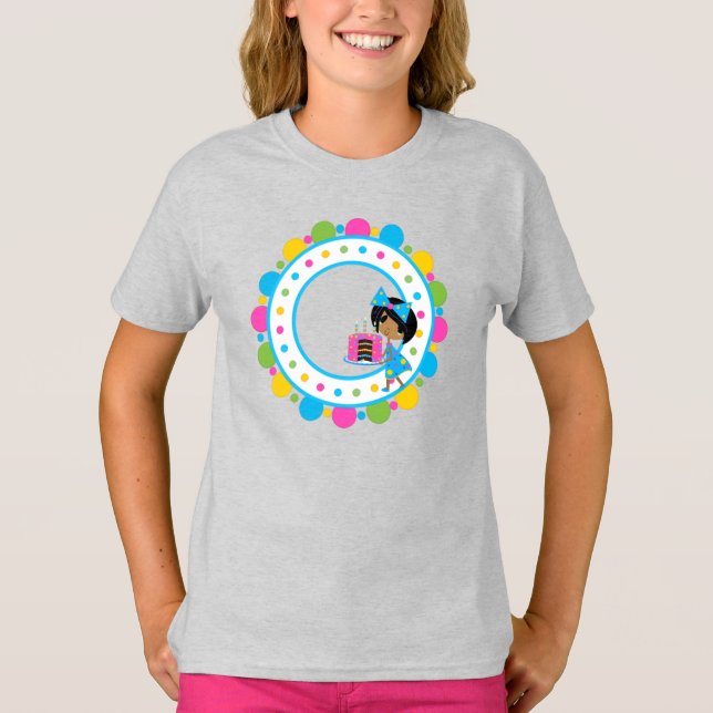 Camiseta Básica Infantil Feminina (Frente)