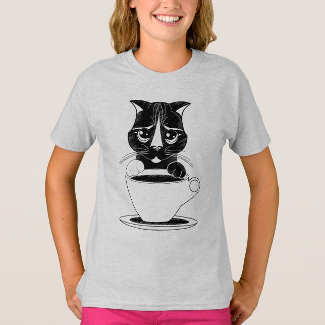 Camiseta Básica Infantil Feminina (Frente)