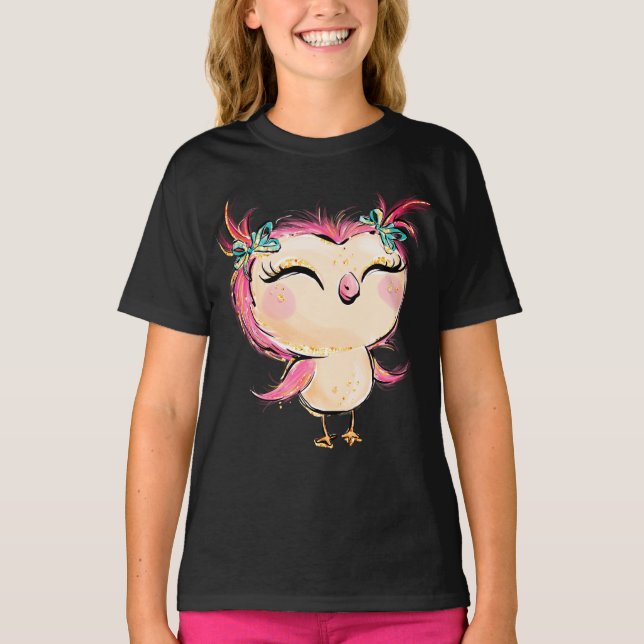 Camiseta Básica Infantil Feminina (Frente)