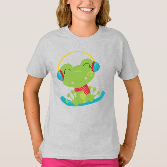 Camiseta Básica Infantil Feminina (Frente)