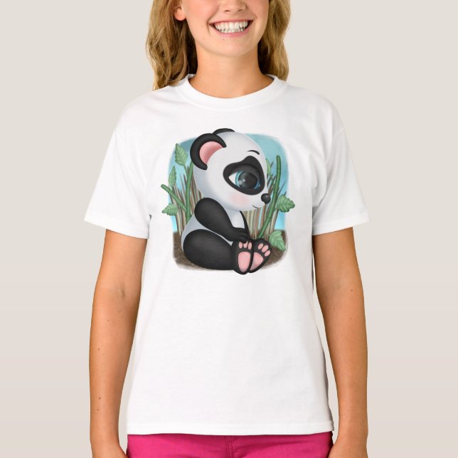 Camiseta Básica Infantil Feminina (Frente)
