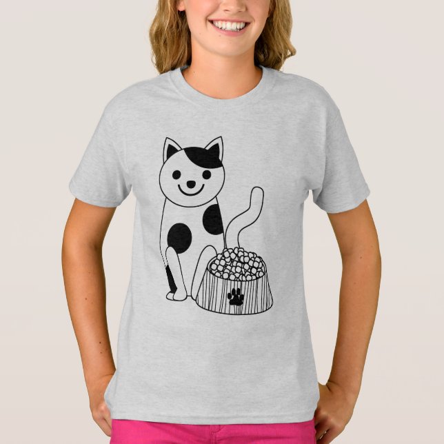 Camiseta Básica Infantil Feminina (Frente)
