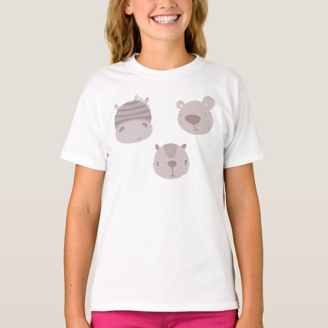 Camiseta Básica Infantil Feminina (Frente)