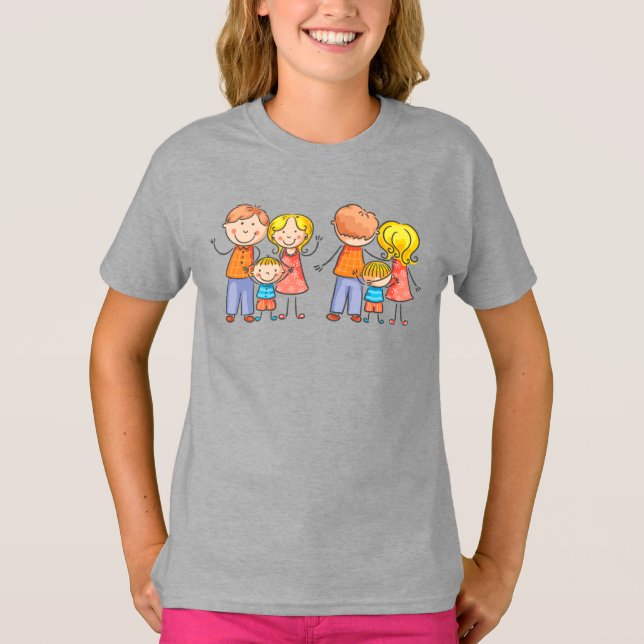 Camiseta Básica Infantil Feminina (Frente)