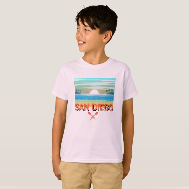Camiseta Básica Infantil - San Diego Design (Frente Completa)