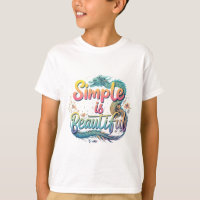Camiseta Básica Infantil Simples é Bonito
