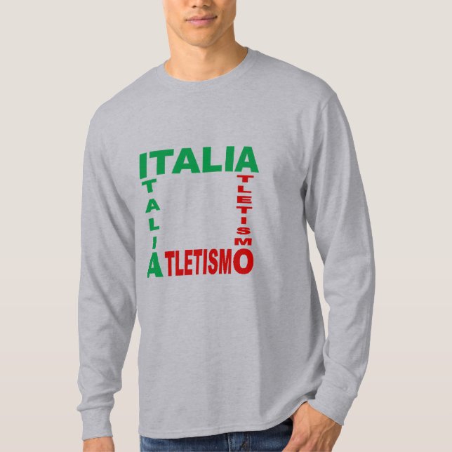 Camiseta básica ITALIA ATLETISMO (Frente)