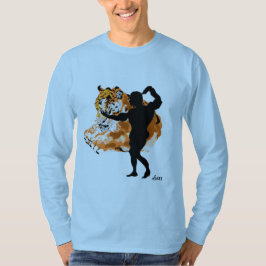 Camiseta Básica Manga Longa: Tigres Internos