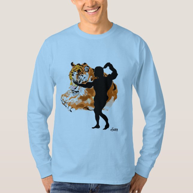Camiseta Básica Manga Longa: Tigres Internos (Frente)