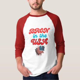 Camiseta Básica, Mangas Raglan 3/4