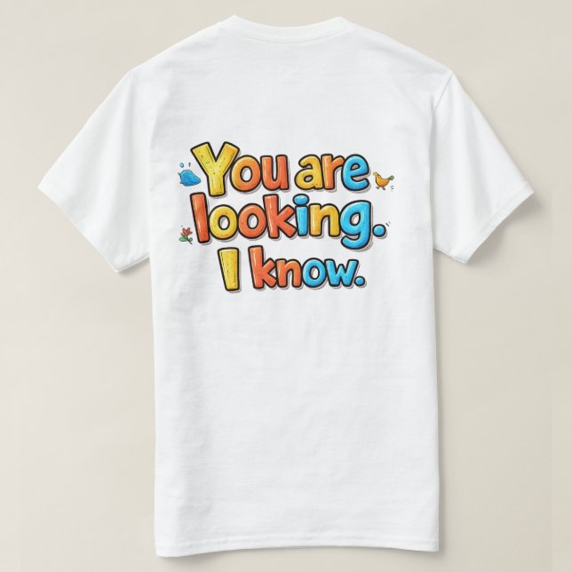 Camiseta Básica Masculina (Verso do Design)